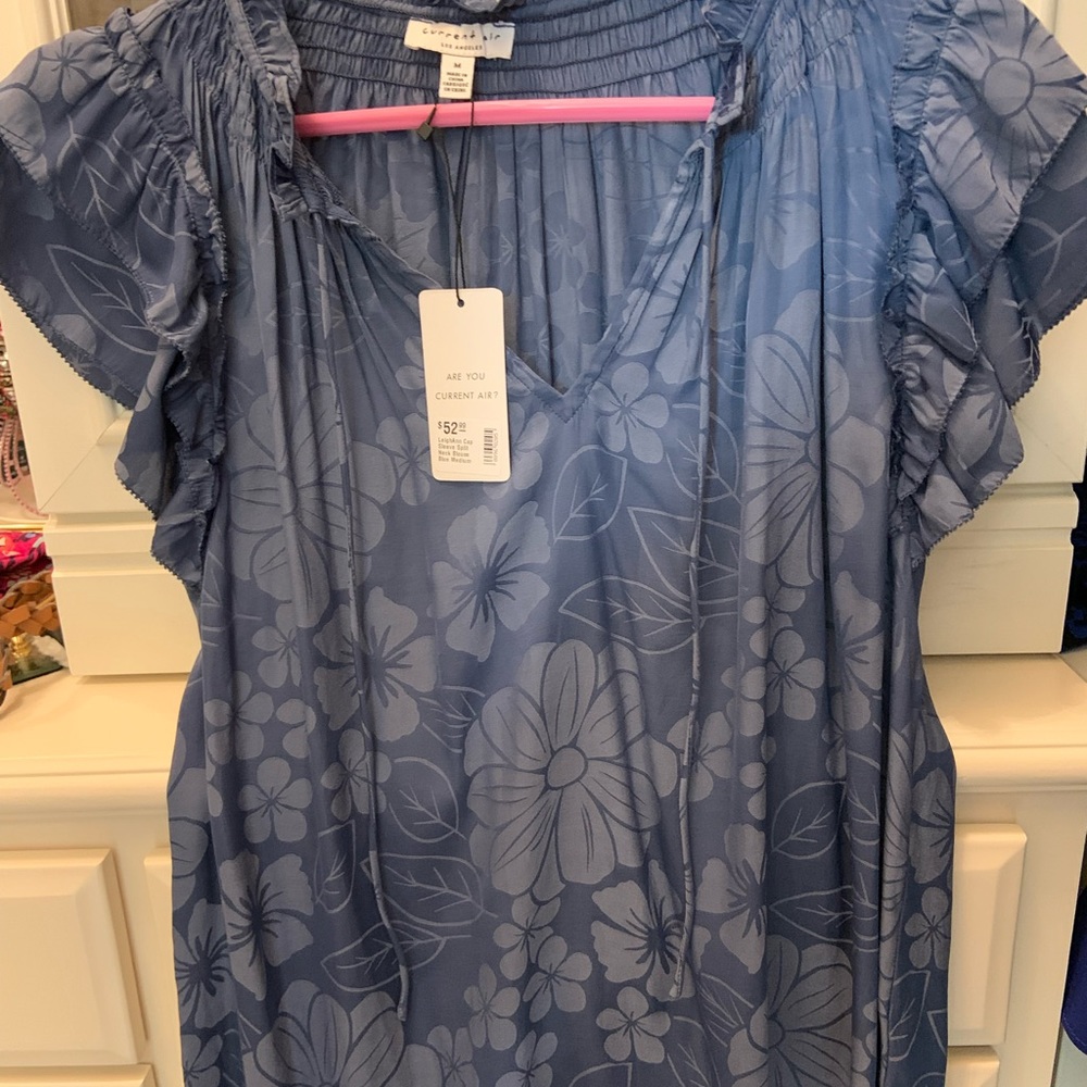 Periwinkle blue top